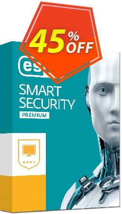 45% OFF ESET Smart Security -  2 Years 3 Devices Coupon code