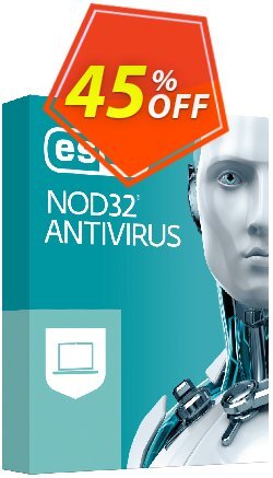 45% OFF ESET NOD32 Antivirus -  3 Years 1 Device Coupon code