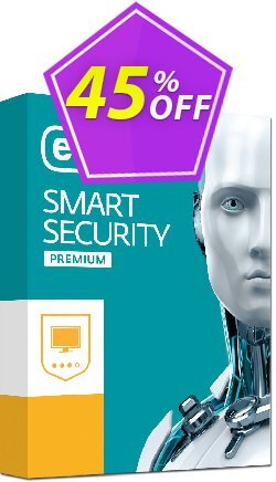 45% OFF ESET Smart Security - 3 Years 4 Devices Coupon code