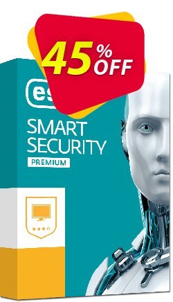 45% OFF ESET Smart Security - Renew 1 Year 5 Devices Coupon code