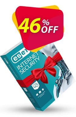 46% OFF ESET Internet Security -  2 Years 1 Device Coupon code