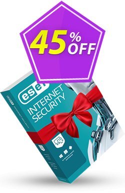 45% OFF ESET Internet Security -  3 Years 2 Devices Coupon code