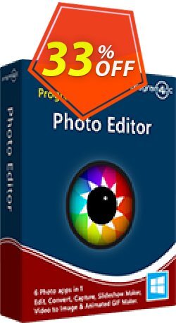 33% OFF Program4Pc Photo Editor Coupon code