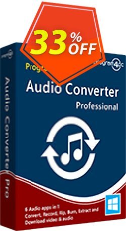 33% OFF Program4Pc Audio Converter Pro Coupon code