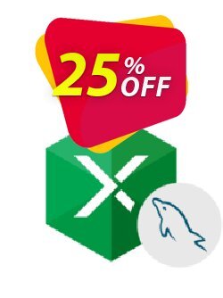 25% OFF Excel Add-in for MySQL Coupon code