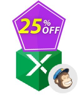 Excel Add-in for MailChimp Amazing discount code 2024