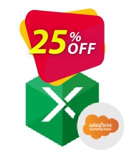 25% OFF Excel Add-in for Salesforce Marketing Cloud Coupon code