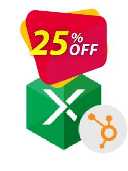 25% OFF Excel Add-in for HubSpot Coupon code