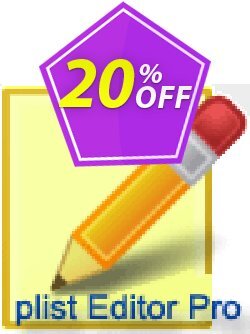 20% OFF plist Editor Pro Site License Coupon code