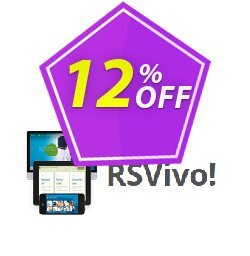 12% OFF RSVivo! Single site Subscription for 12 Months Coupon code