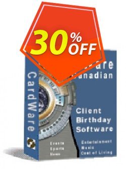 30% OFF Canadian CardWare Coupon code