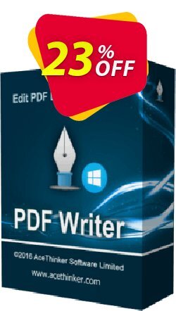 23% OFF Acethinker PDF Writer Coupon code