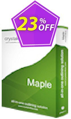 23% OFF Maple Coupon code