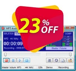 23% OFF Pistonsoft MP3 Audio Recorder Coupon code