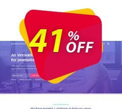41% OFF MBootstrap MB Landing Page Template Coupon code