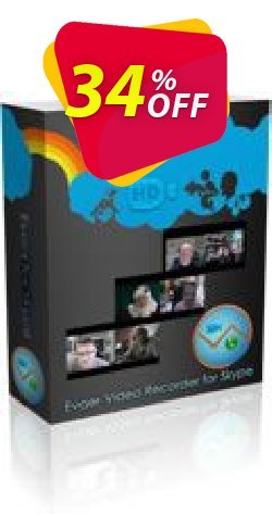 34% OFF Evaer video recorder for Skype Coupon code