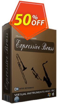 50% OFF Expressive Brass Coupon code