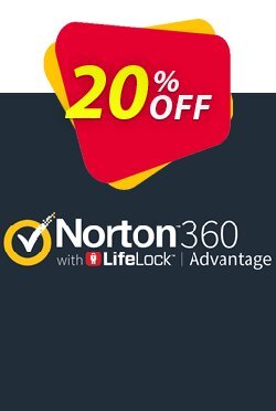 20% OFF Norton 360 with LifeLock Advantage, verified