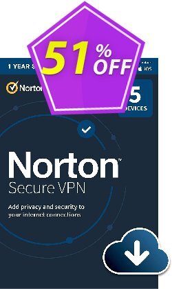 51% OFF Norton Secure VPN Coupon code