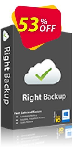 50% OFF Right Backup (1 month), verified