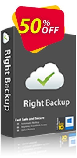 50% OFF Right Backup - 1 Year  Coupon code