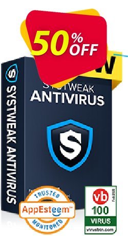 50% OFF Systweak Antivirus Multi-Device Coupon code