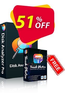 Disk Analyzer Pro - 2 computers license  Coupon discount 50% OFF Disk Analyzer Pro (2 computers license), verified - Fearsome offer code of Disk Analyzer Pro (2 computers license), tested & approved