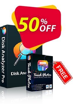 Disk Analyzer Pro - Unlimited license  Coupon discount 50% OFF Disk Analyzer Pro (Unlimited license), verified - Fearsome offer code of Disk Analyzer Pro (Unlimited license), tested & approved