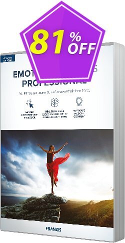 EMOTION Projects Professional Coupon discount 80% OFF EMOTION Projects Professional, verified - Awful sales code of EMOTION Projects Professional, tested & approved