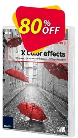 80% OFF X Color Effects Pro 10 Coupon code