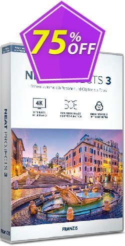 75% OFF NEAT projects 3 Coupon code