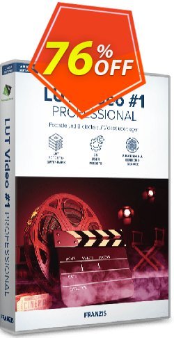 76% OFF LUT Video professional Coupon code