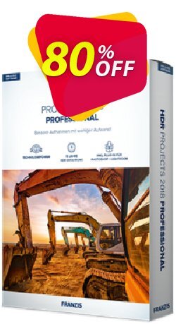 80% OFF HDR projects 2018 PRO, verified