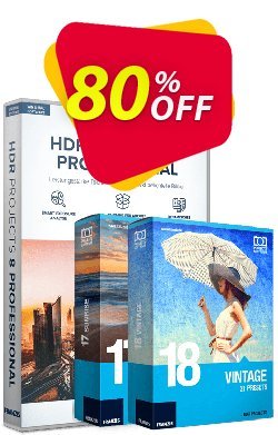 80% OFF HDR projects 8 Pro Special Bundle Coupon code
