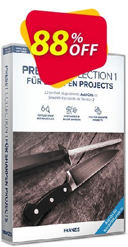 88% OFF Franzis SHARPEN Preset Collection #1 Coupon code