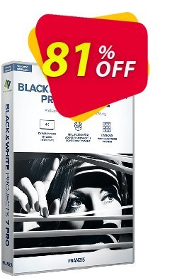 81% OFF BLACK & WHITE projects 6 Coupon code
