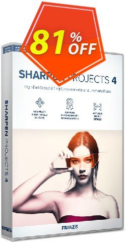 81% OFF SHARPEN projects 4 Coupon code