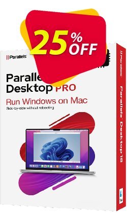 25% OFF Parallels Desktop 19 for Mac PRO Edition Coupon code