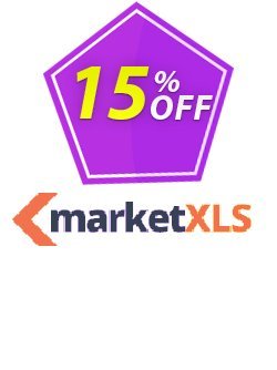 15% OFF MarketXLS Pro Annual Billing Coupon code