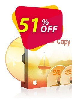 51% OFF DVDFab DVD Copy for MAC - 1 year license  Coupon code