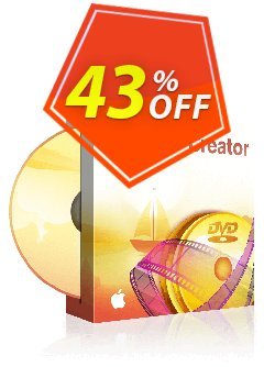 43% OFF DVDFab DVD Creator for MAC - 1 month License  Coupon code