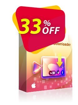 33% OFF StreamFab Youtube Downloader for MAC - 1 Year  Coupon code