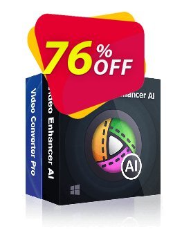 76% OFF DVDFab Video Converter Pro + Video Enhancer AI, verified