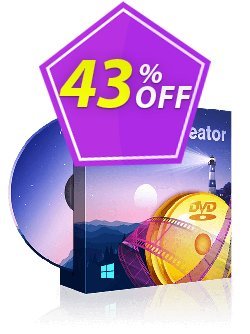 43% OFF DVDFab DVD Creator - 1 month license  Coupon code