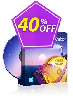 40% OFF DVDFab DVD Creator - 1 year license  Coupon code