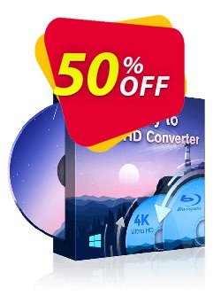 50% OFF DVDFab Blu-ray to UHD Converter Coupon code