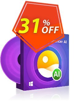 31% OFF DVDFab Photo Enhancer AI - 1 month license  Coupon code