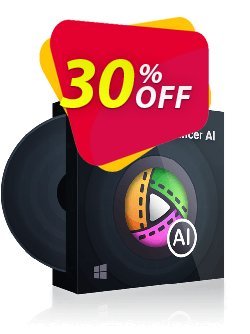 30% OFF DVDFab Video Enhancer AI Lifetime Coupon code