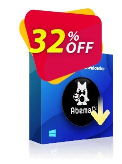 32% OFF StreamFab AbemaTV Downloader - 1 Month License  Coupon code