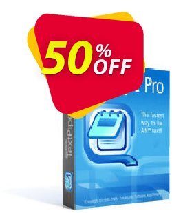 50% OFF TextPipe Pro Floating License - +1 Yr Maintenance  Coupon code